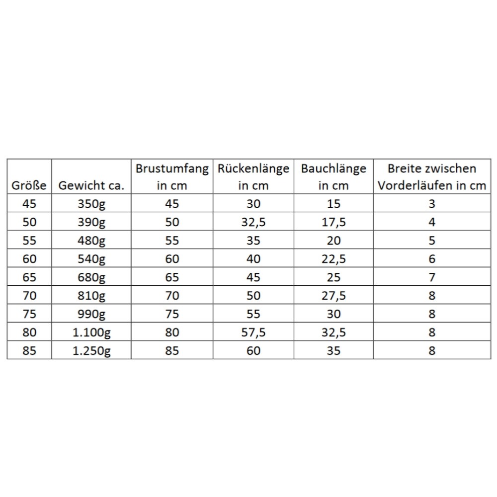Hundeschutzweste Standard, Out Dog
