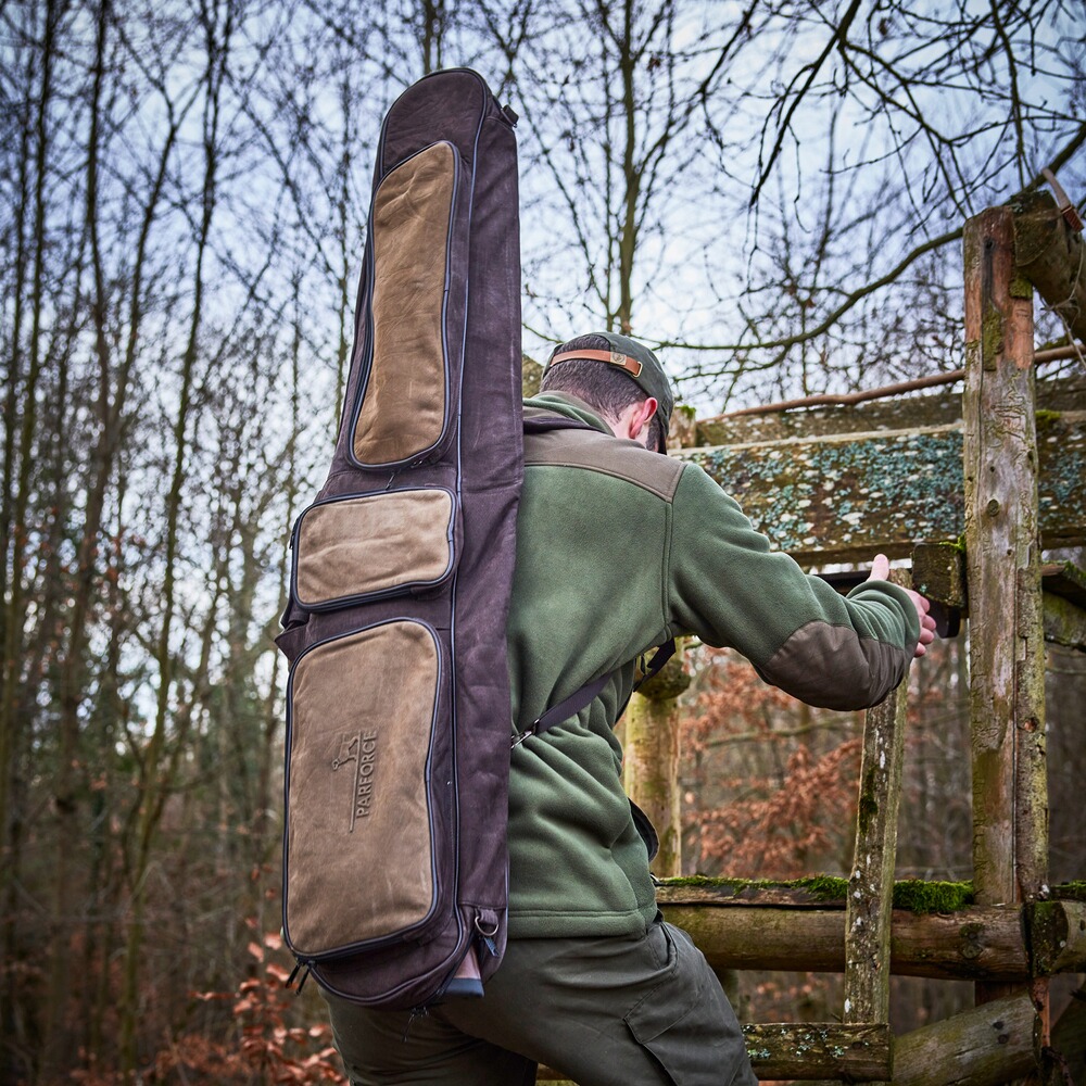Langwaffenfutteral All-in Leder zweifarbig, Parforce