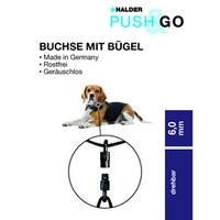 Buchse mit Bügel SLIM, Halder