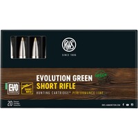 .308 Win. Short Rifle Evolution Green 9,0g/139grs., RWS