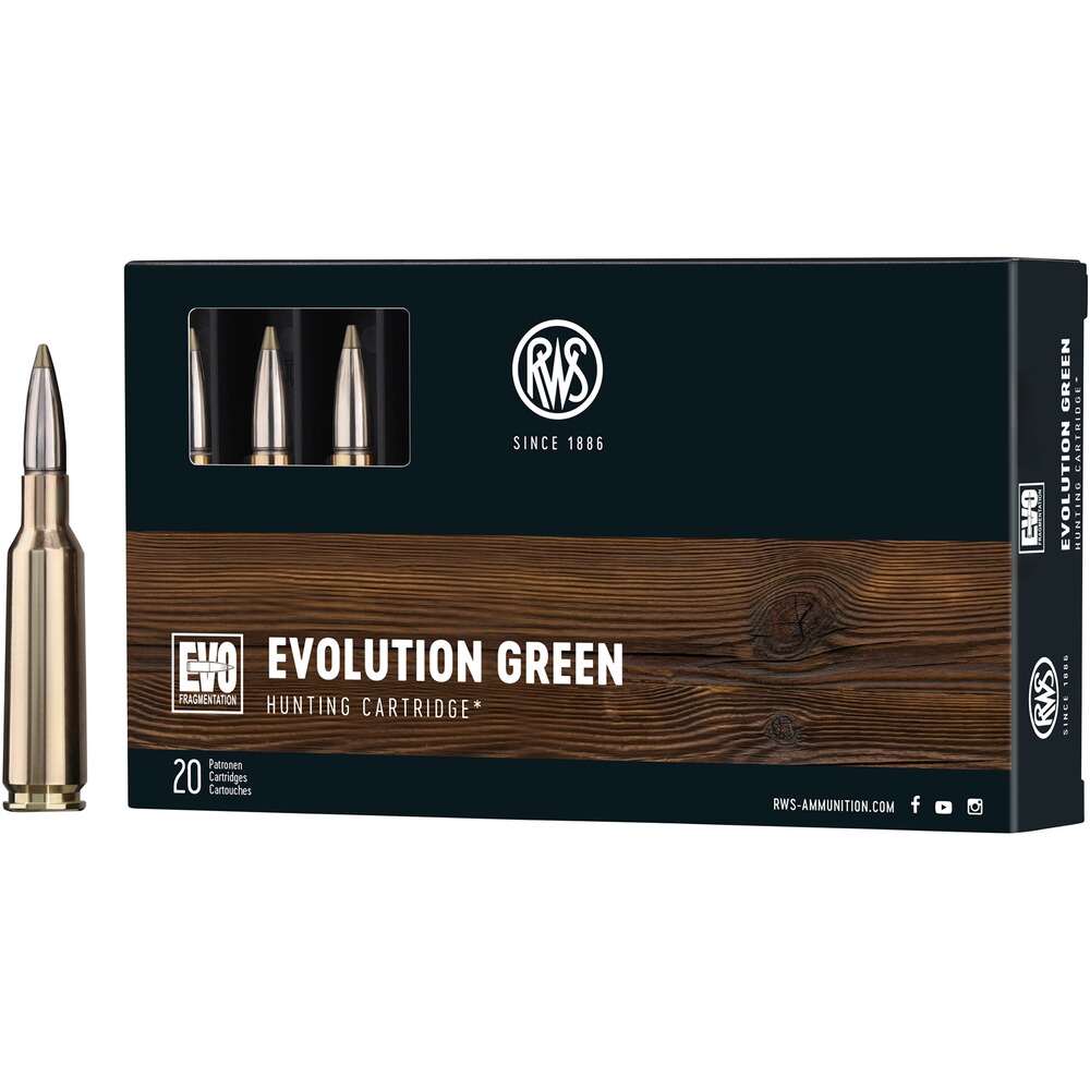 6,5 Creedmoor Evolution Green 6,0g/93grs., RWS