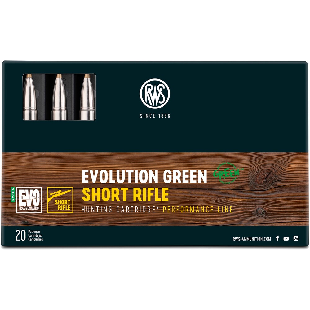 .30-06 Spr. Short Rifle Evolution Green 9,0g/139grs.