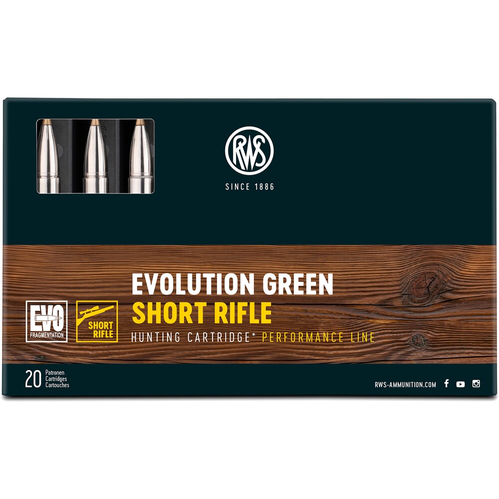 .30-06 Spr. Short Rifle Evolution Green 9,0g/139grs.