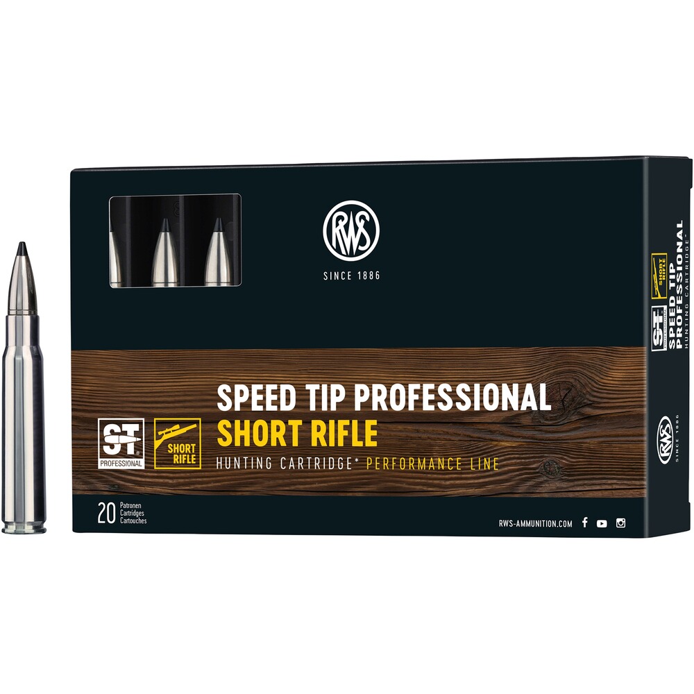 8x57 IS Speed Tip Professional Short Rifle 11,7g/180grs., RWS