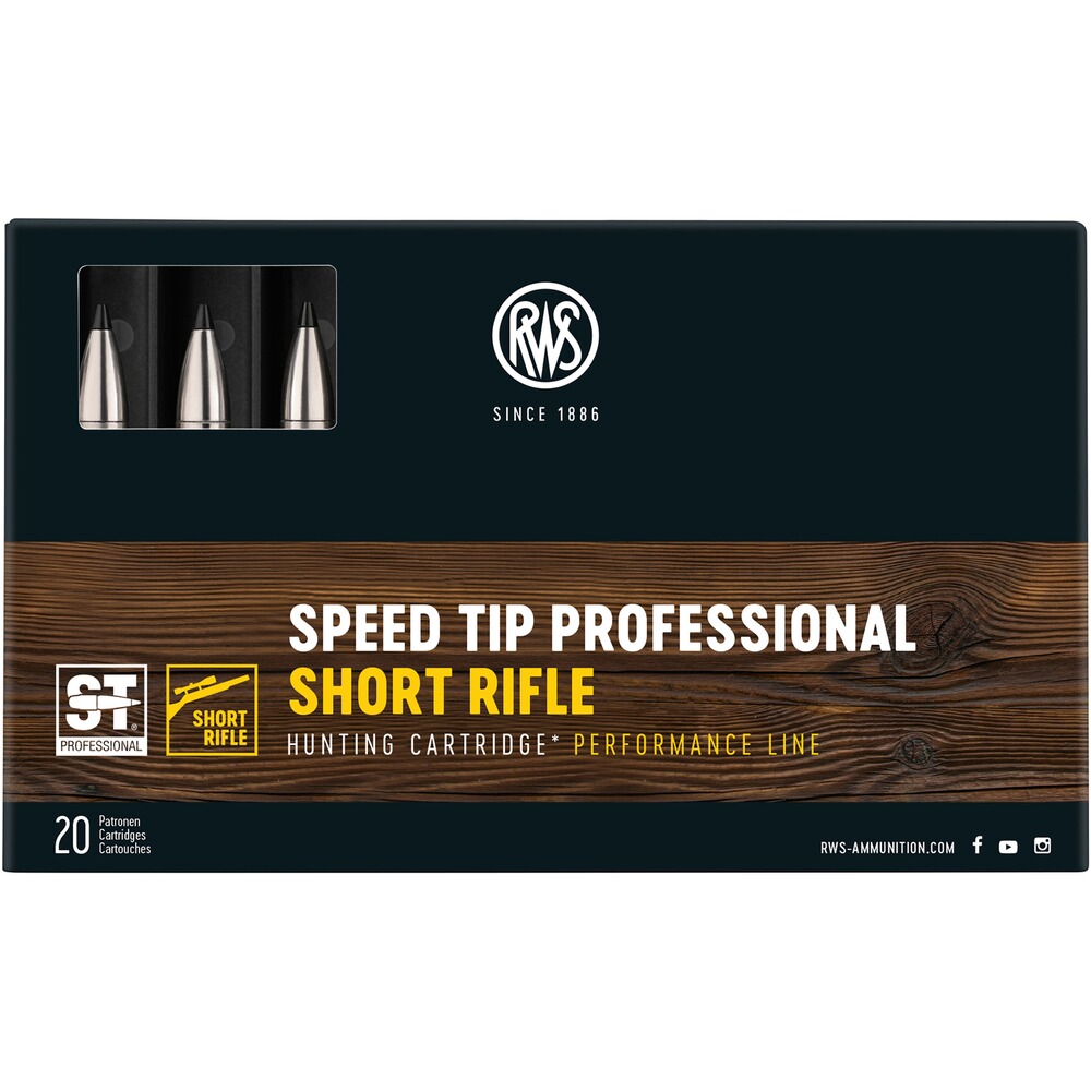 8x57 IS Speed Tip Professional Short Rifle 11,7g/180grs.