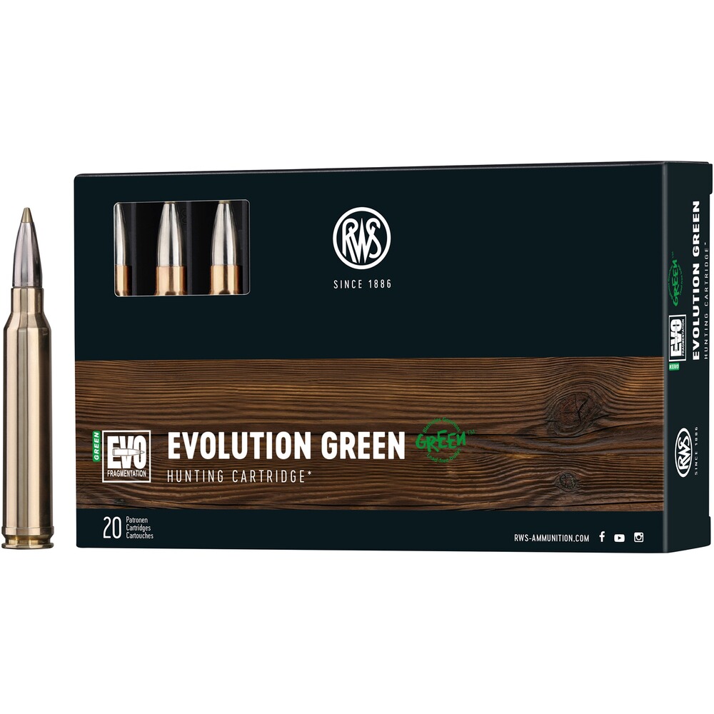 .300 Win. Mag. Evolution Green 9,0g/139grs., RWS
