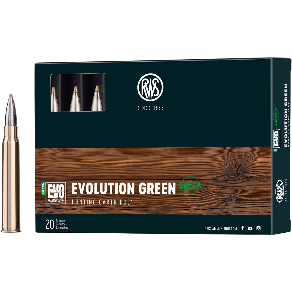 .30 R BlaserEvolution Green 9,0g/139grs., RWS