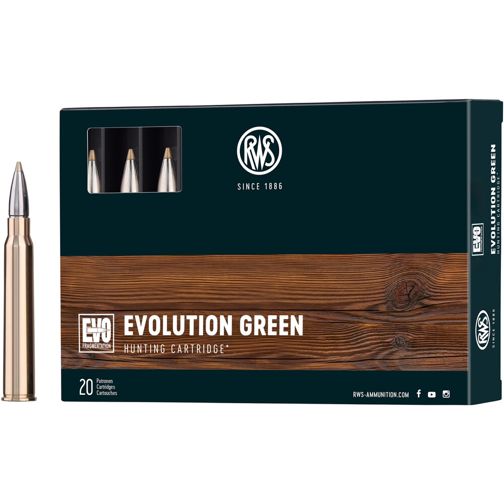 .30 R BlaserEvolution Green 9,0g/139grs., RWS