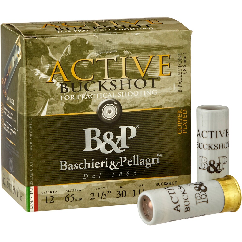 12/65 F2 Active Buckshot 8,6mm 30g