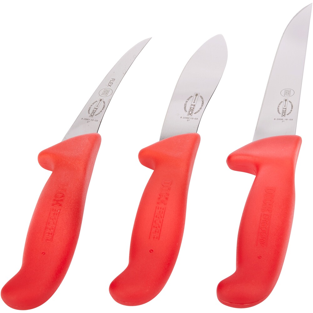 Messer-Set Jagd Indoor ErgoGrip  – 3-teilig