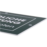 Schild Jagdliche Einrichtung – 10er-Pack, Waidgerechte Jagd