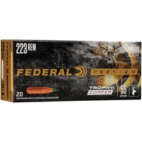 .223 Rem. Trophy Copper bleifrei 3,6g/55grs., Federal Ammunition