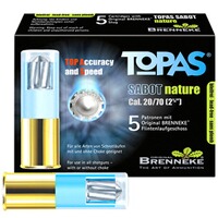 20/70 Flintenlaufgeschoss Topas nature 13g, Brenneke
