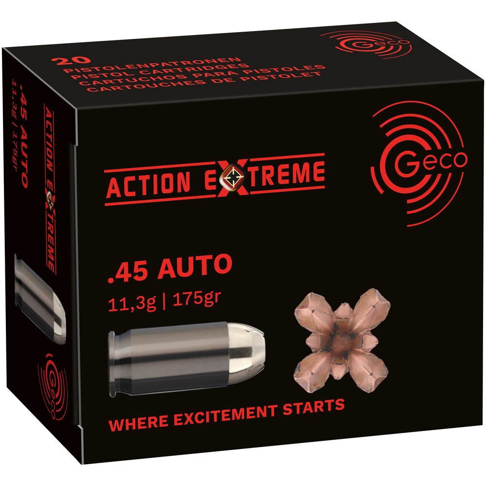 .45 ACP Action Extreme 11,3g/175grs.