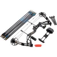 Compoundbogen-Set Dragon X8 Blk, Sanlida