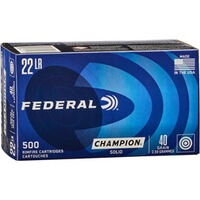 .22 lfb. Champion Training 2,59g/40grs., Federal Ammunition