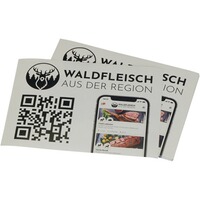 Aufkleber A5 Waldfleisch