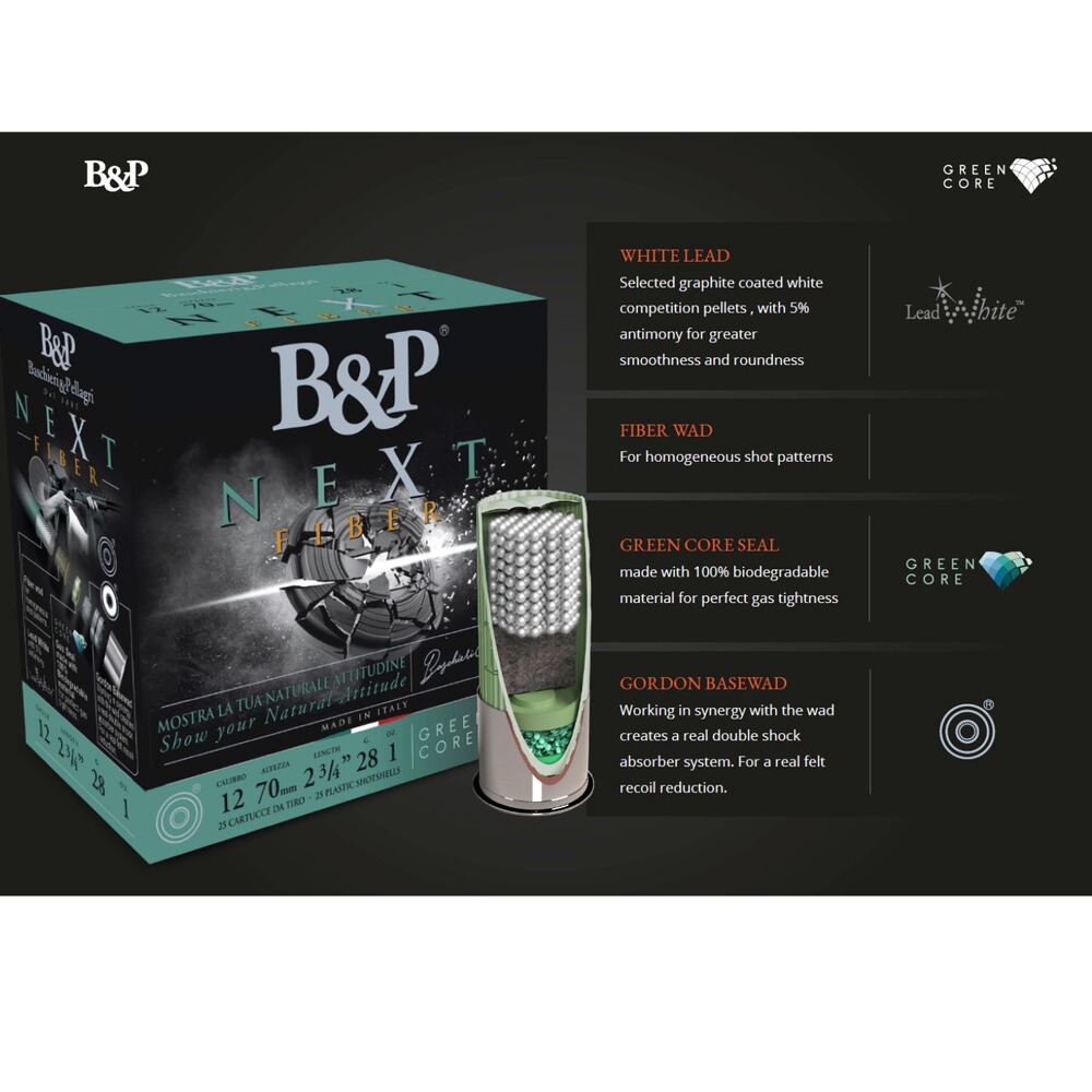 12/70 Next Green Core Fiber 2,2mm 28g, Baschieri & Pellagri