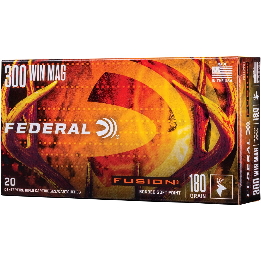 .300 Win. Mag. Fusion 11,6g/180grs., Federal Ammunition