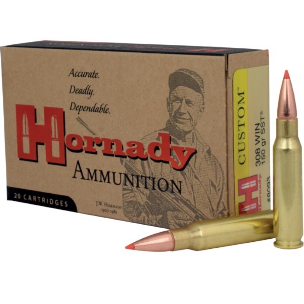 .308 Win. Custom SST 9,8g/150grs., Hornady