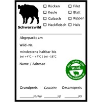 Wildbret-Aufkleber, wilde-aufkleber.de
