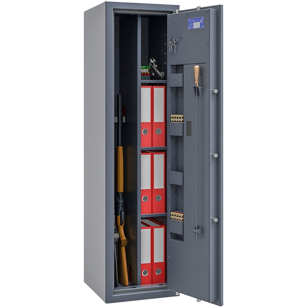 Stahlschrank St. Gallen WF MAX Kombi Klasse 1 – für bis 3 Langwaffen, ISS