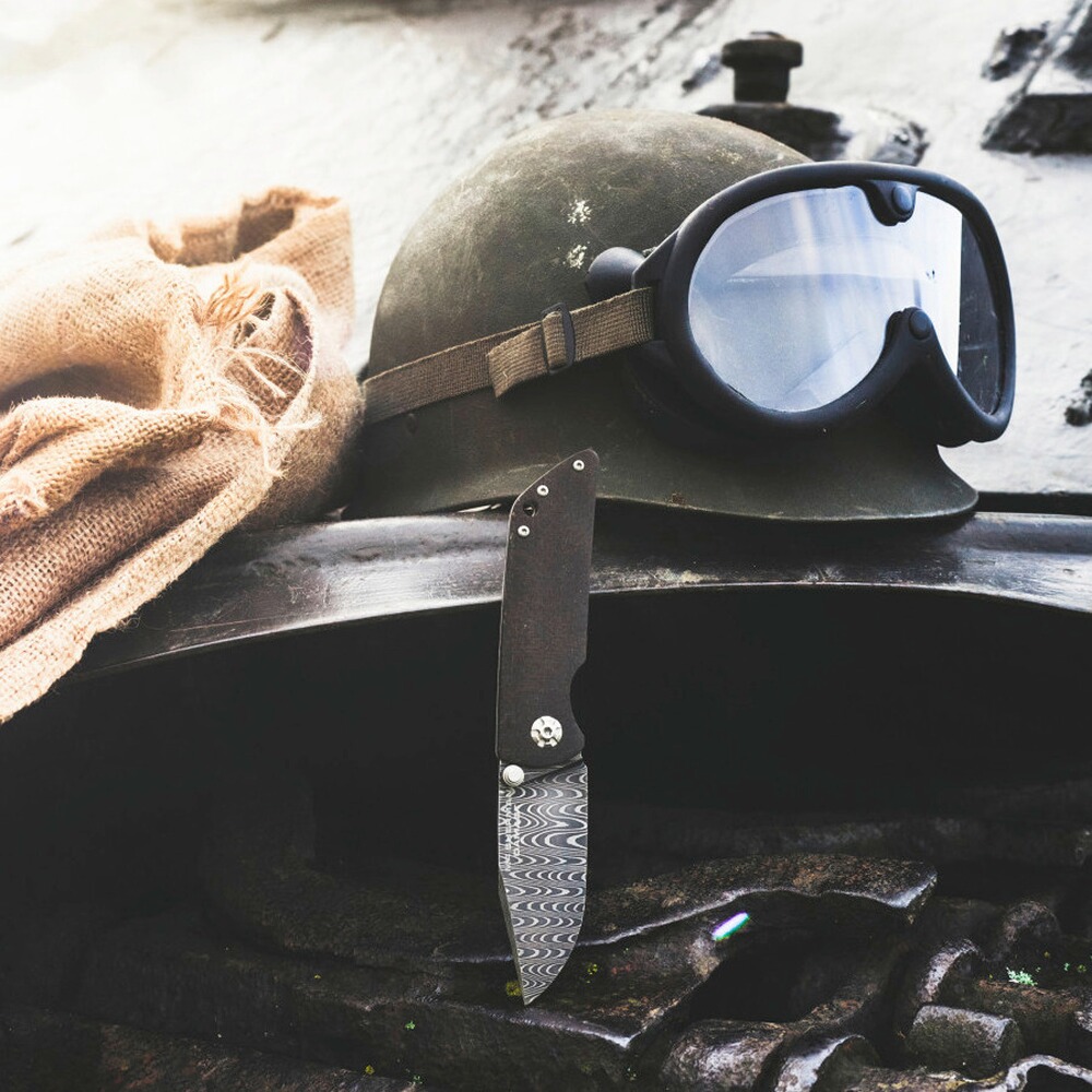 Taschenmesser M4 Sherman Damast, Böker