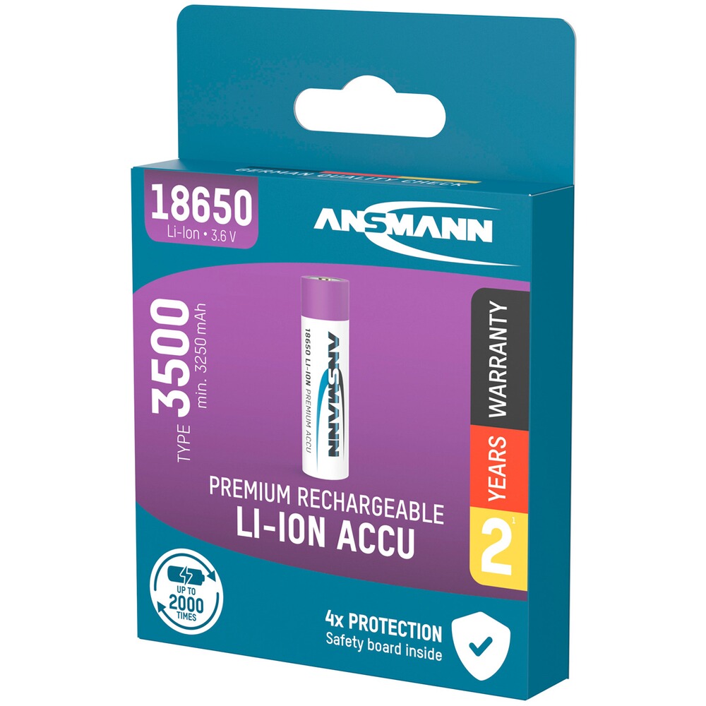Akku 18650 3500 mAh, Ansmann