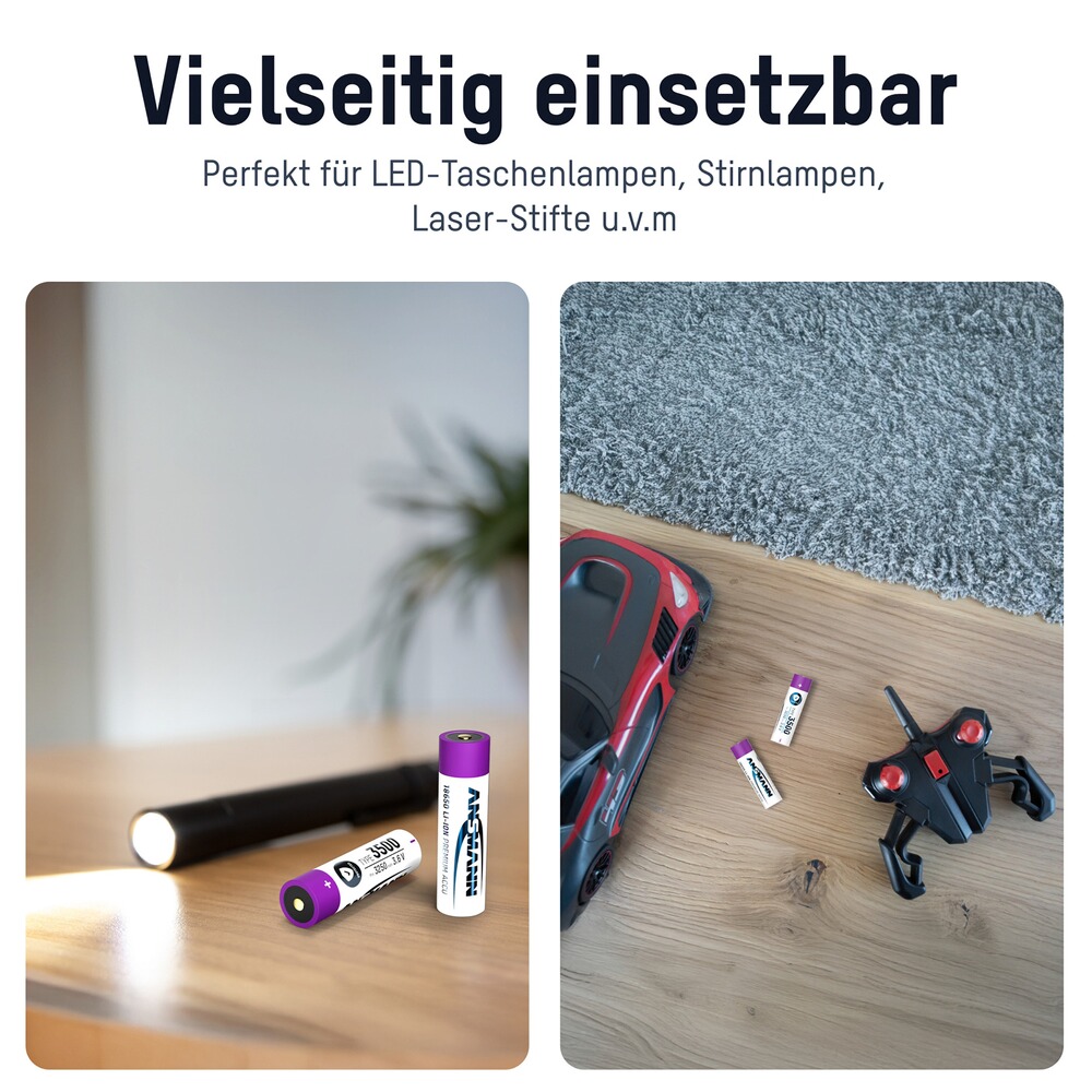 Akku 18650 3500 mAh, Ansmann