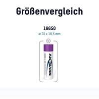 Akku 18650 3500 mAh, Ansmann
