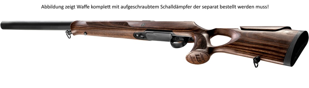 Repetierbüchse 101 Silence GTI - ohne Integralschalldämpfer, SAUER