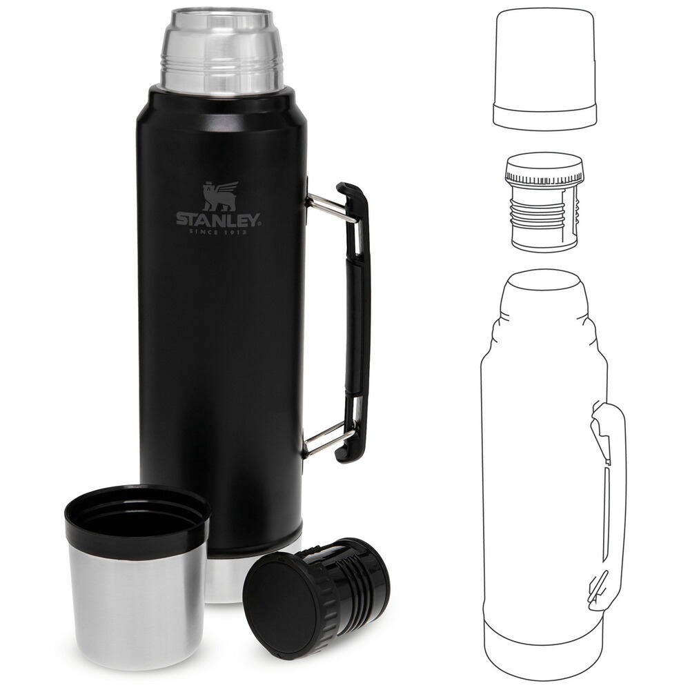 Vakuum Isolierflasche Classic Legendary 1 l, Stanley