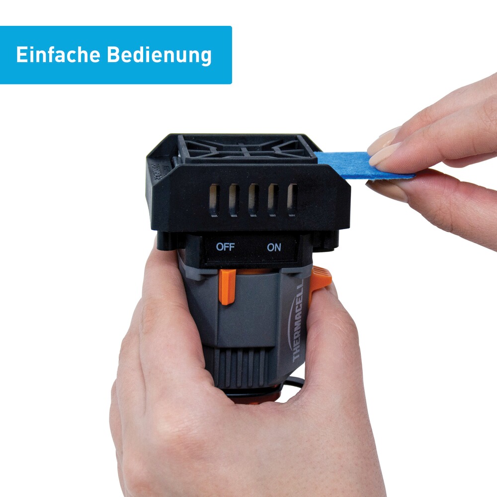 Stechmückenabwehrgerät Backpacker MR-BP mit Wirkstoffplättchen, THERMACELL