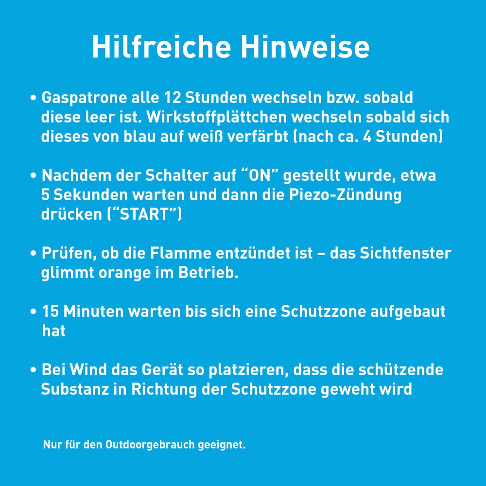 Butangaspatronen Nachfüllpack 48 Std., THERMACELL