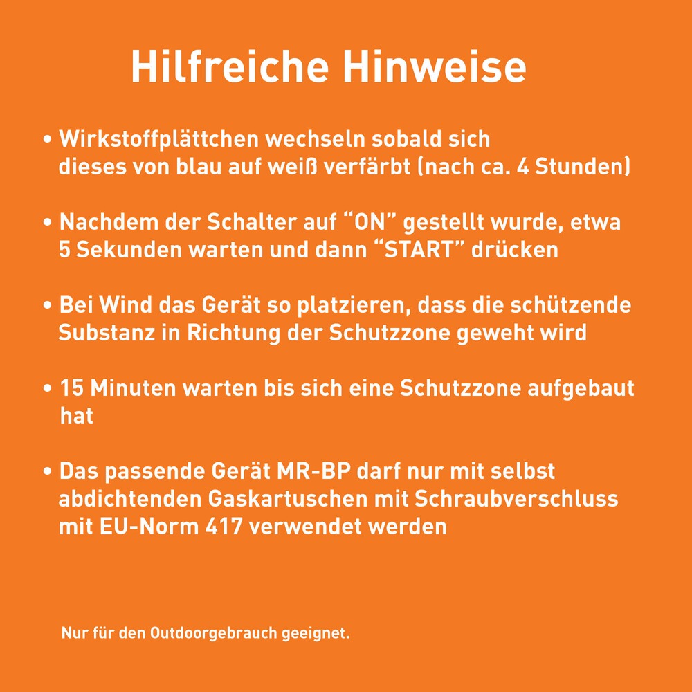 Nachfüllpack Backpacker, THERMACELL