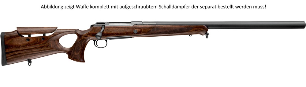 Repetierbüchse 101 Silence GTI - ohne Integralschalldämpfer, SAUER