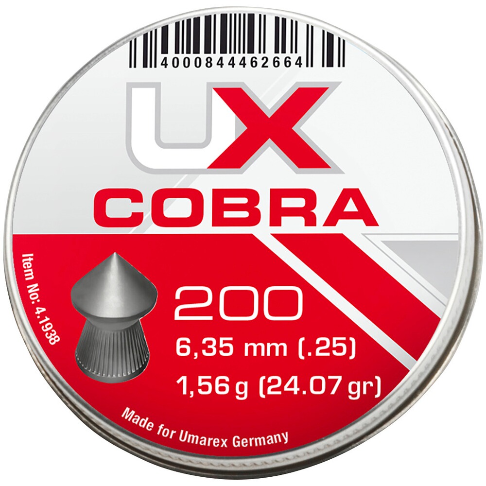Diabolo 6,35mm Cobra 1,56g - 1.000 Stück, UX