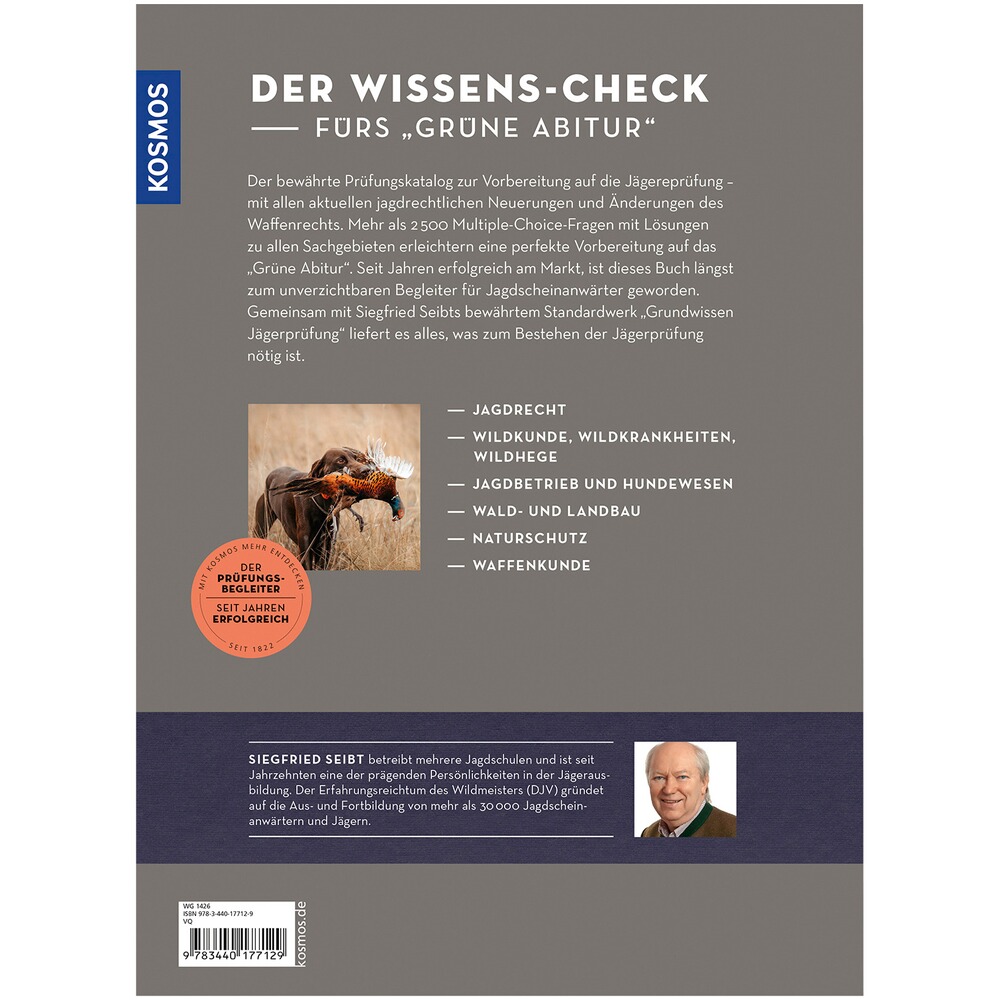 Buch: Die Jägerprüfung in Frage und Antwort, Kosmos