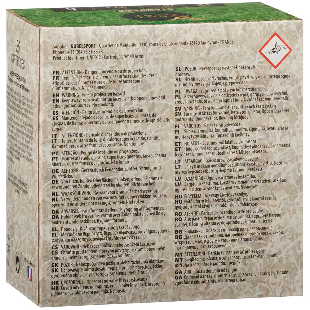 12/70 Green Tempest Standard 3,25mm 32g, Tunet