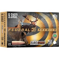 9,3x62 Euro Copper 16,2g/250grs., Federal Ammunition