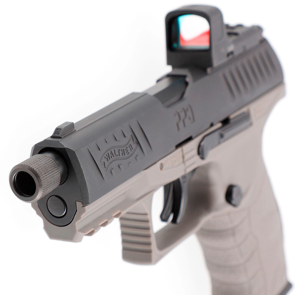 CO2-Pistole PPQ M2 Q4 TAC Match Combo Set, Walther