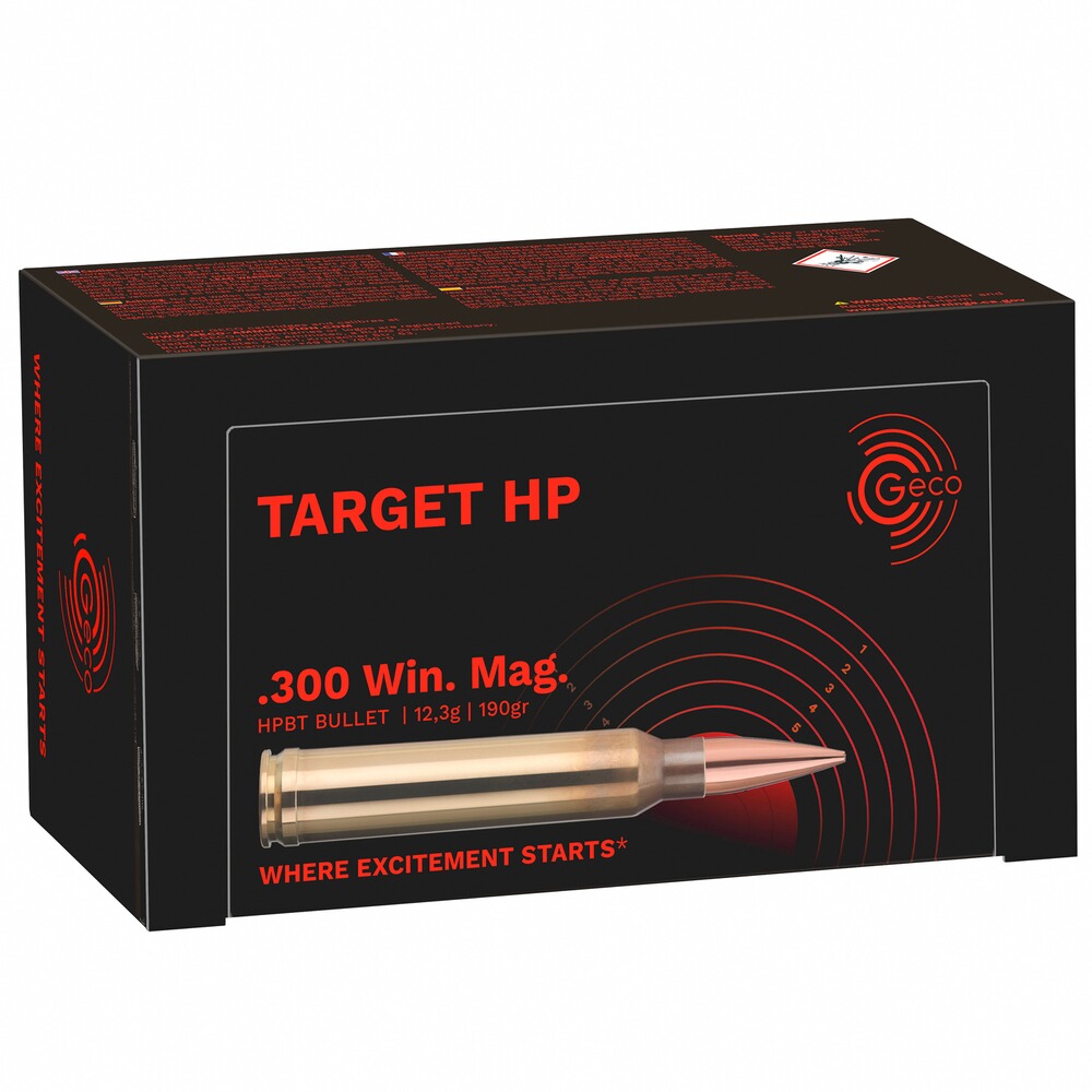 .300 Win. Mag. Target HP 12,3g/190grs.