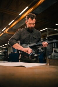 Repetierbüchse Vorführwaffe DR21 mit Grundschiene Basis Vario, Dentler