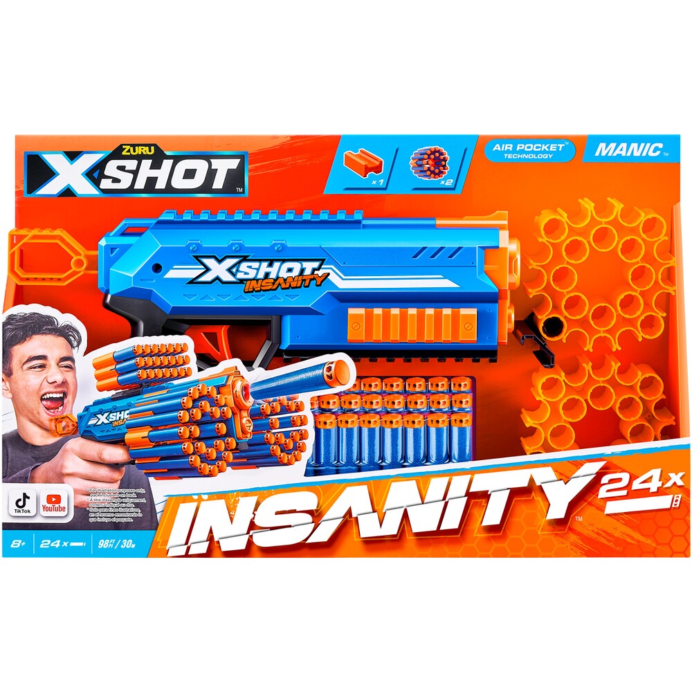 Dartblaster Insanity Manic, ZURU X-SHOT