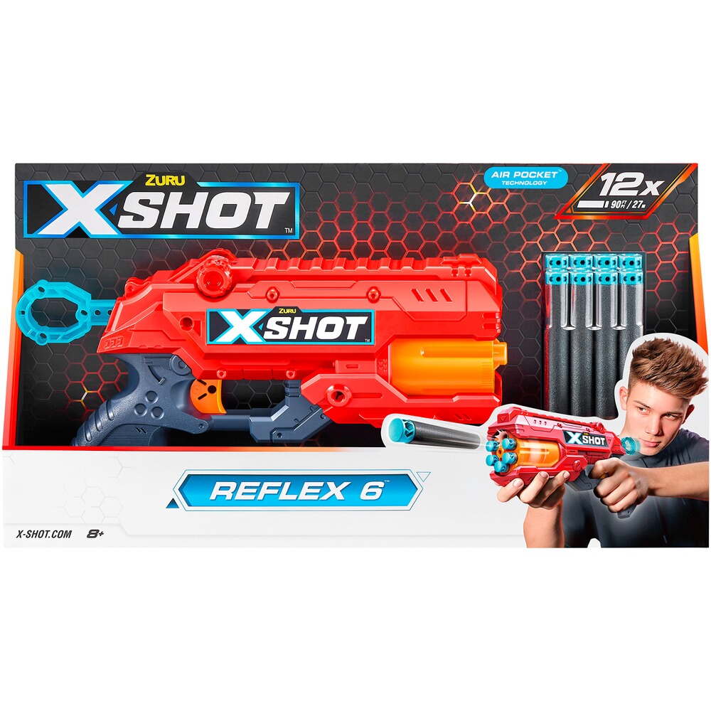 Dartblaster Excel Reflex 6, ZURU X-SHOT