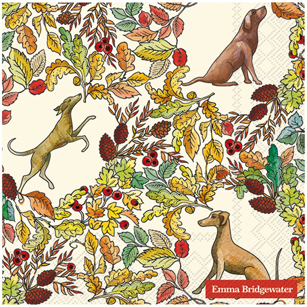 Servietten "Dogs in the Woods"