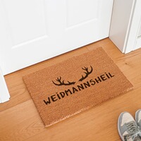 Kokos Fußmatte mit Aufdruck, INTERLUXE Home Accessoires