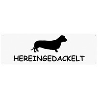 Dekoschild – Hereingedackelt, INTERLUXE Home Accessoires