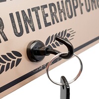 Dekoschild mit Flaschenöffner, INTERLUXE Home Accessoires