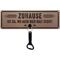 Dekoschild mit Flaschenöffner, INTERLUXE Home Accessoires